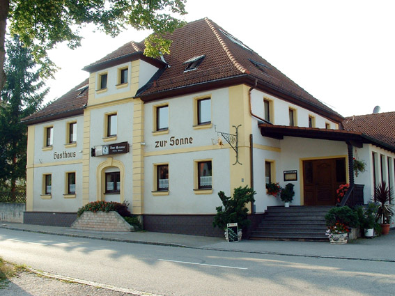 Gasthaus zur Sonne Obererlbach im Fränkischen Seenland